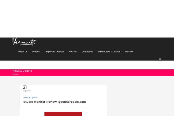 vermouthaudio.com site used Ve