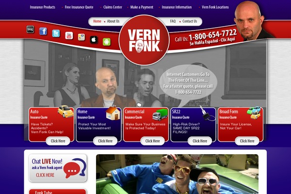 vernfonk.com site used Vernfonk