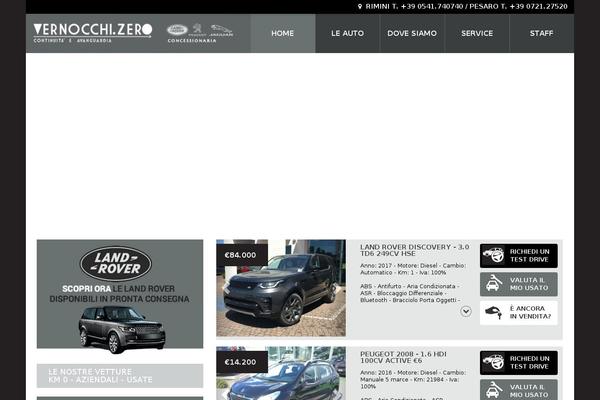 Automotive Child theme site design template sample