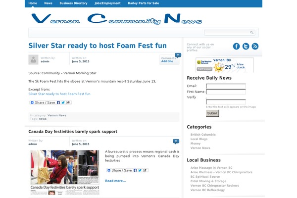 Site using Crankyads plugin