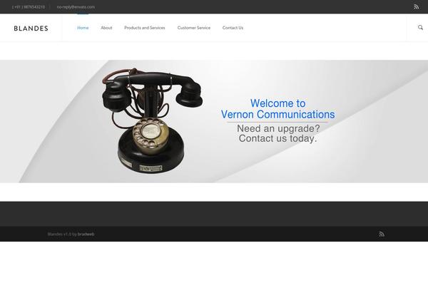 vernoncomm.com site used Blandes