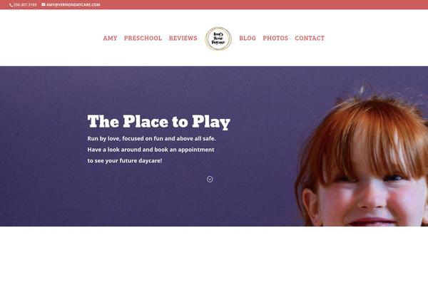 Divi theme site design template sample