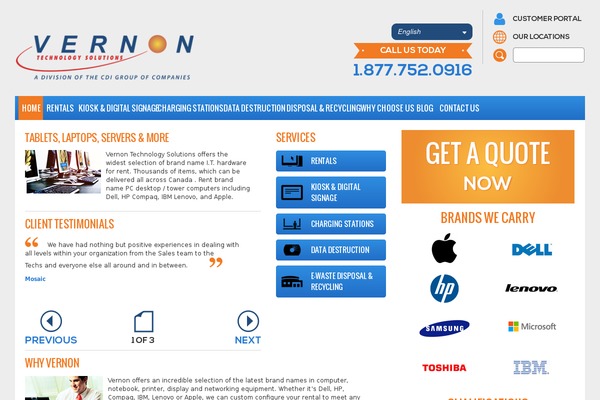 vernon theme websites examples