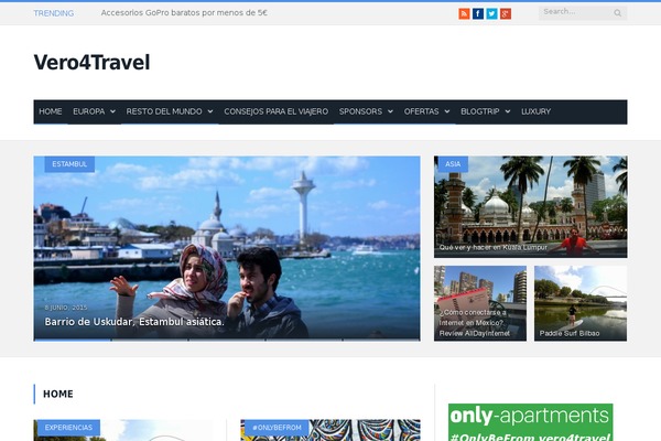 Site using Accesspress-social-pro plugin