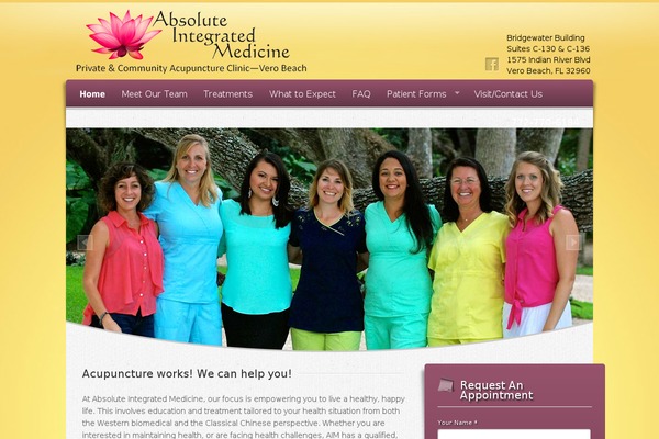 Wellness theme site design template sample