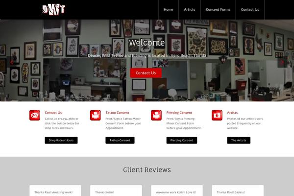 For The Cause theme site design template sample