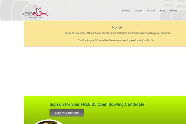 Bowl-wp theme site design template sample