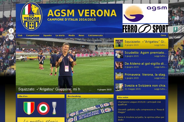 veronacalciofemminile.com site used Footballclub-2.4.2
