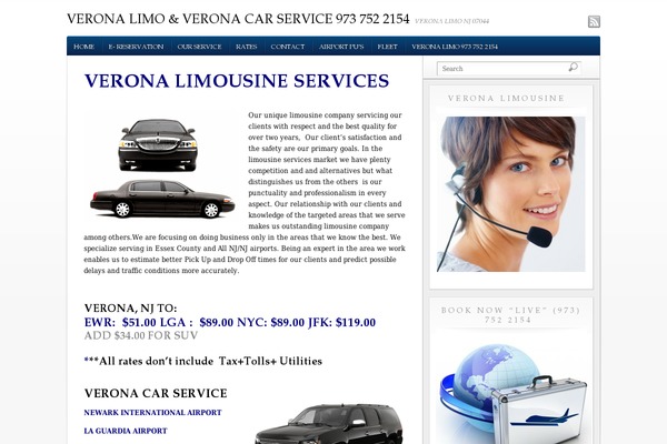 WhiteHouse theme site design template sample