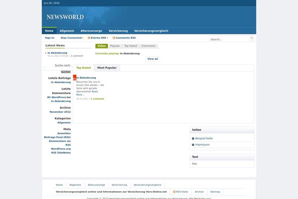 vers-online.net site used Newsworld