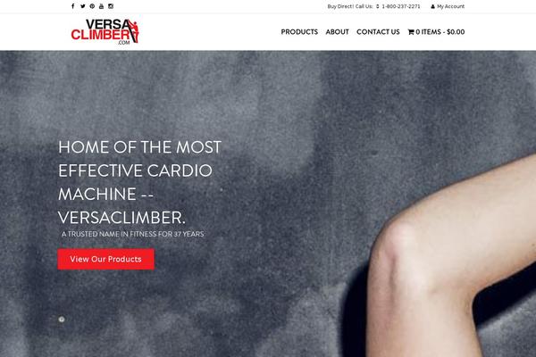 versaclimber.com site used Sitechisel-theme