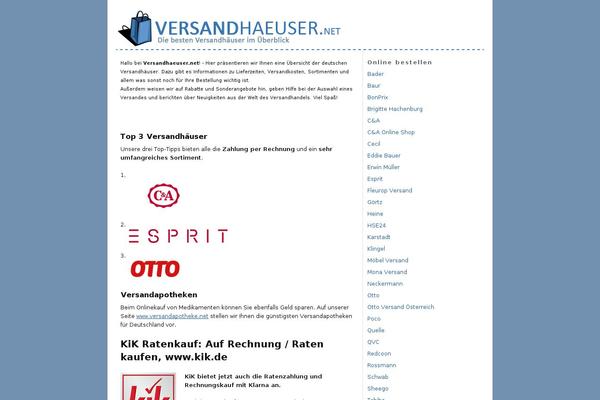 Thesis 1.8.6 theme site design template sample