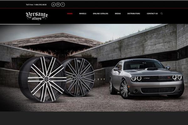 Trinity theme site design template sample