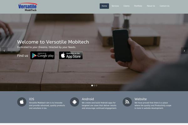 Flat Theme theme site design template sample