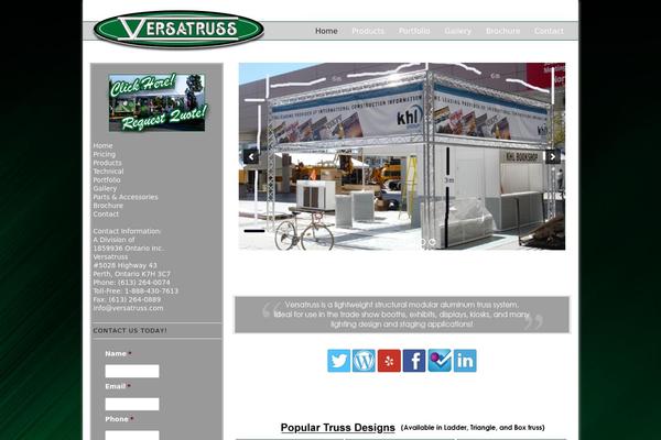 Headway theme site design template sample