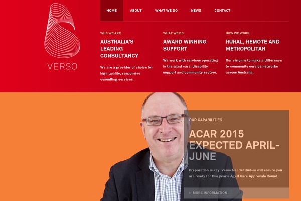verso.com.au site used Verso