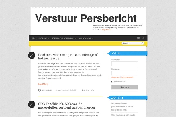 Crisp theme site design template sample