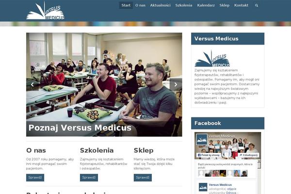 Academy theme site design template sample