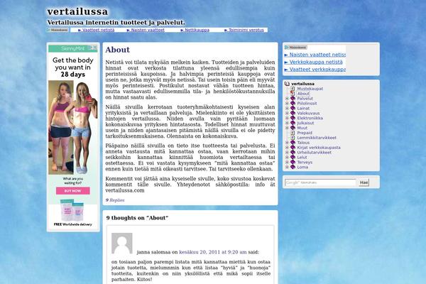 Kippis theme site design template sample