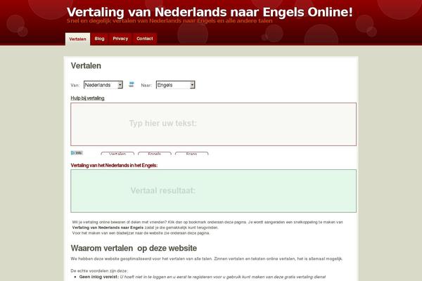 vertaling-nederlands-engels.nl site used Jambo
