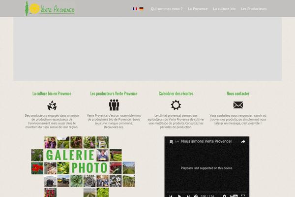 verte-provence.com site used Green-theme