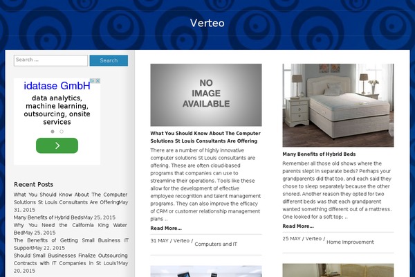 verteo.net site used Wix