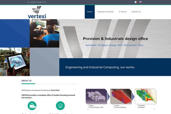 Sapphire theme site design template sample