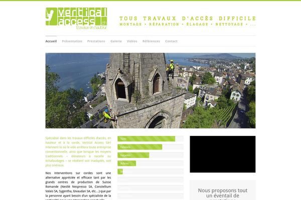 Clarity theme site design template sample