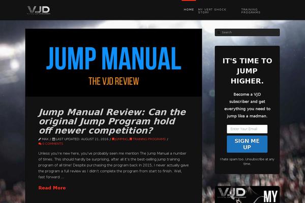 X Child theme site design template sample