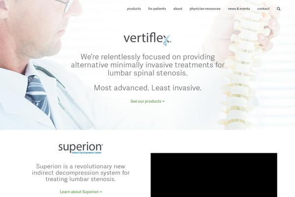 vertiflex.net site used Vertiflex