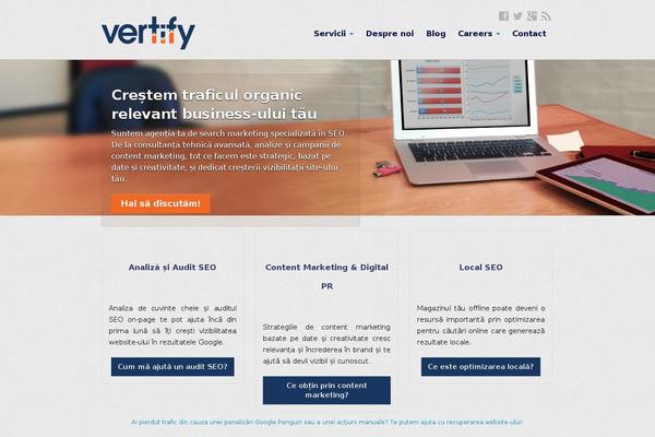 Roots theme site design template sample
