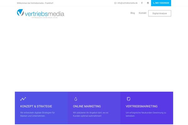 Digitalagency theme site design template sample