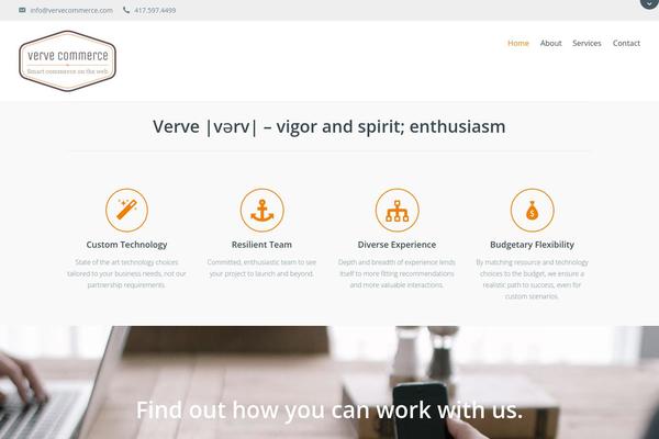 vervecommerce.com site used Vervo