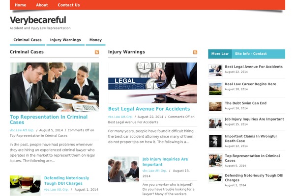 MesoColumn theme site design template sample