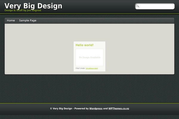 PinBlack theme site design template sample