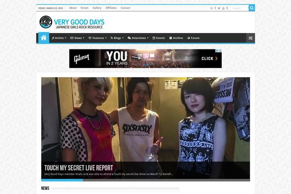 Sahifa Child theme site design template sample