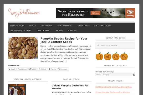veryhalloween.com site used Metro Pro