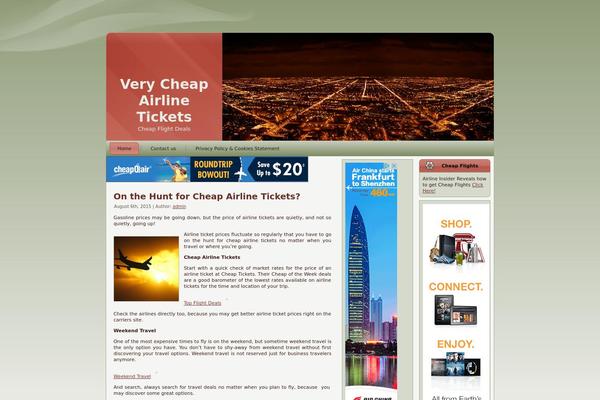 Runway theme site design template sample