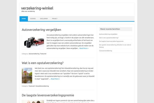verzekering-winkel.nl site used Iconic One