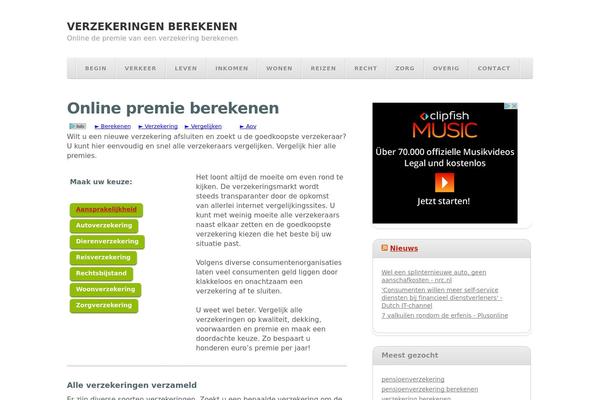 Site using CSS3 Buttons plugin