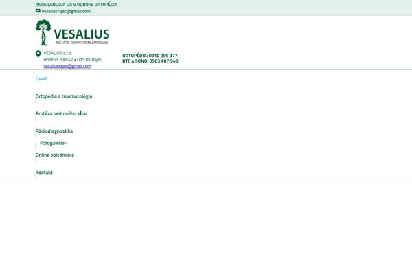 The7 Child theme site design template sample