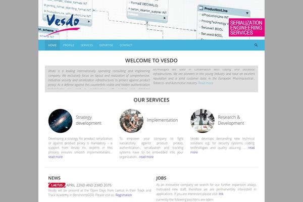 Ultimate theme site design template sample