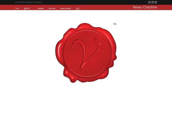 Vellum theme site design template sample