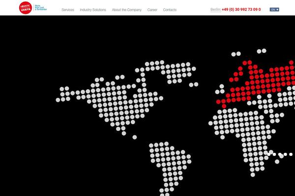 Vesta theme site design template sample