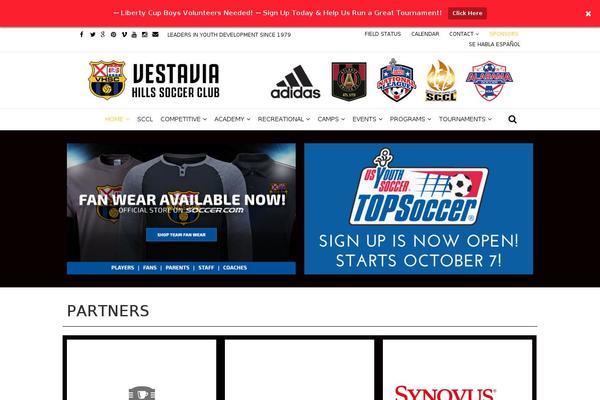 vestaviasoccer.com site used Teamsnap