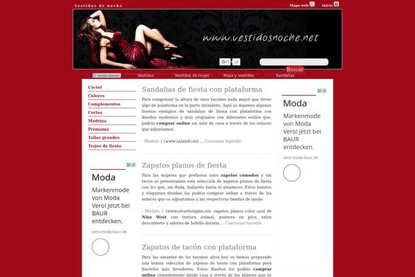 ColdBlue theme site design template sample