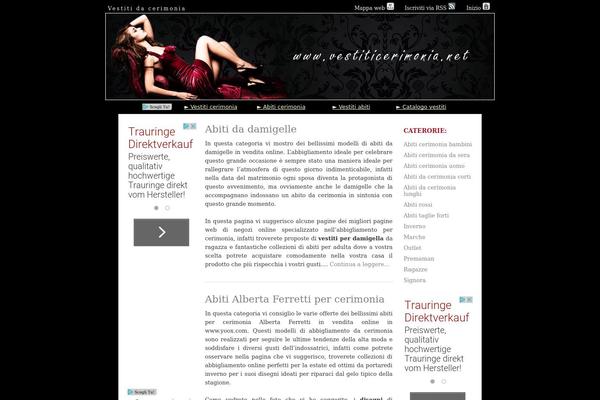 ColdBlue theme site design template sample