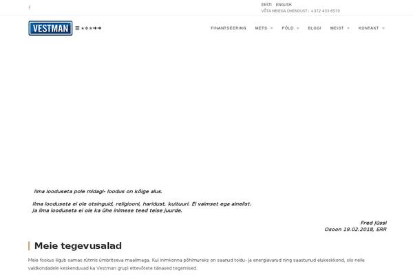 Site using WP Orbit Slider plugin