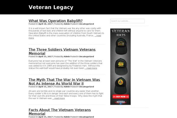 veteranlegacy.com site used De Base