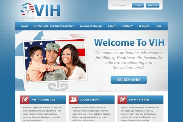 veteransinhealthcare.com site used QuickHost